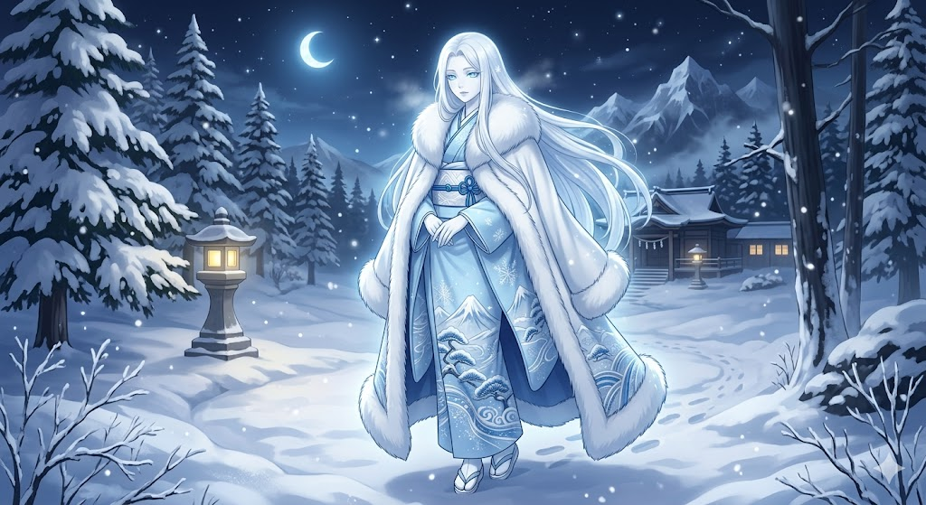 Cover art for Oh Yuki-Onna, It’s Cold Outside - Waifu , a ladystarglitter scenario on AI Dungeon