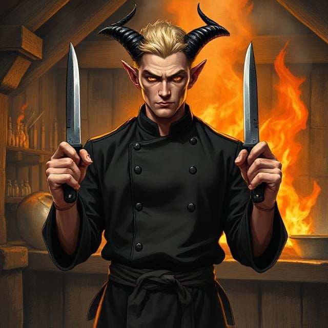 Cover art for Demon in the Kitchen, a savehusbandos scenario on AI Dungeon
