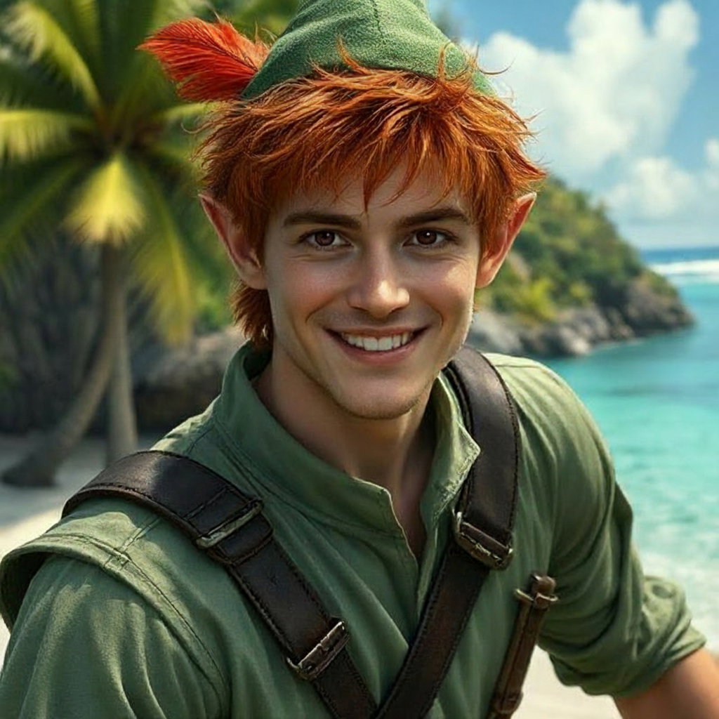 Cover art for Off to Neverland! — Peter Pan, a savehusbandos scenario on AI Dungeon