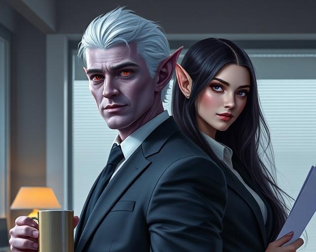 Cover art for Love on the Job, a job scenario on AI Dungeon