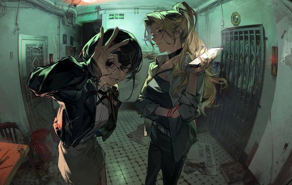 Cover art for Dual Hearts: A Cynical Romance, a slice of life scenario on AI Dungeon