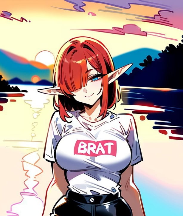 Cover art for Vaeloria’s Bratty Charm, a romance scenario on AI Dungeon