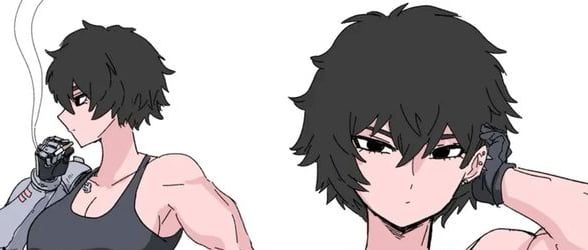 Cover art for My Roommate Is a Silent Weapon, a slow burn romance scenario on AI Dungeon