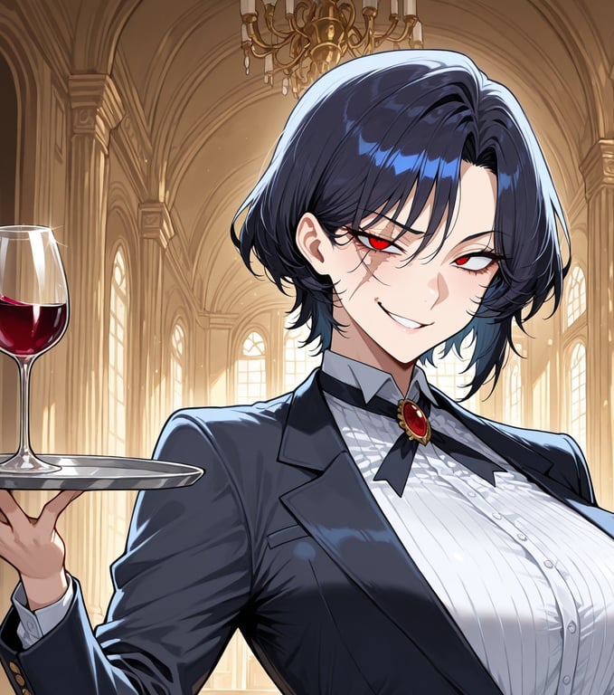 Cover art for Care for a Drink? It’s Safe, I Promise, a romance scenario on AI Dungeon