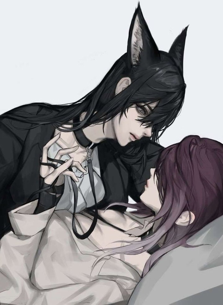 Cover art for My Life as a Neko-Nurturer., a yuri scenario on AI Dungeon