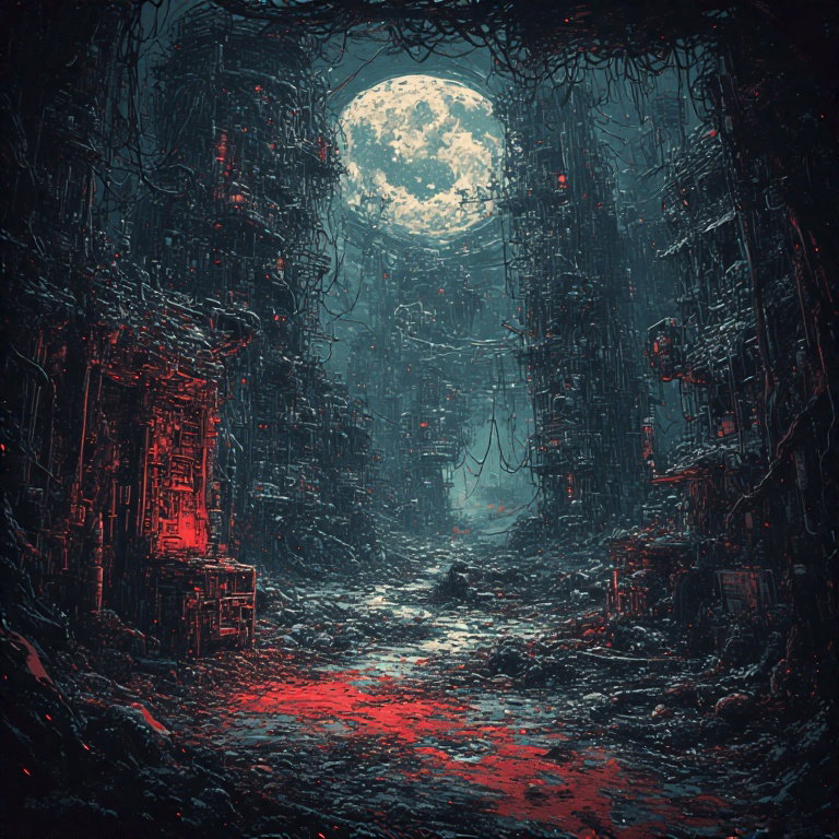 Cover art for 13 angels standing guard 'round the side of your bed on AI Dungeon