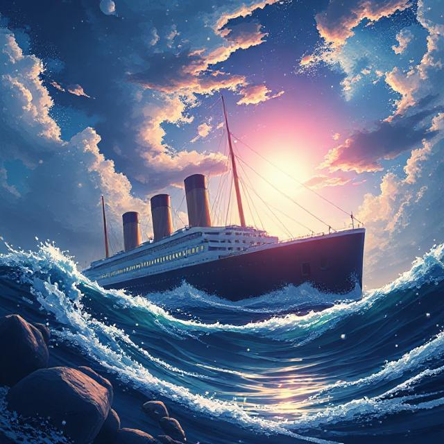 Cover art for My Heart Will Go On, a titanic scenario on AI Dungeon