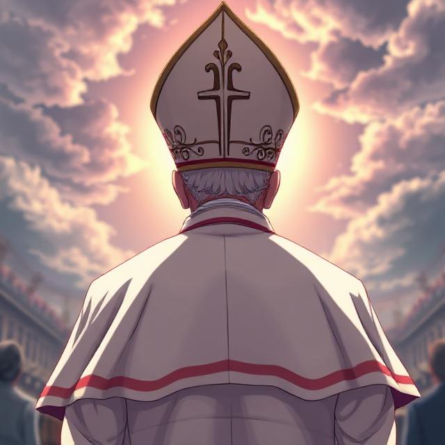 Cover art for Pope Hope, a pope scenario on AI Dungeon