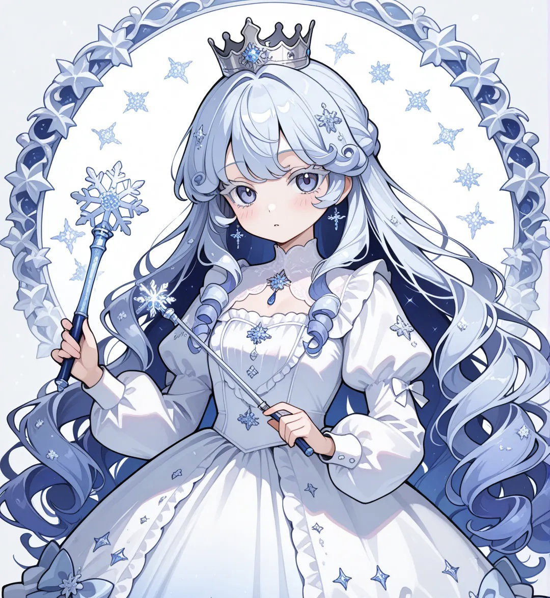 Cover art for Fallover Princesses: Snow ❄️🌨, a fantasy scenario on AI Dungeon