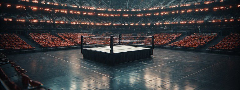 Cover art for Is This the End of the Territories?, a wrestling scenario on AI Dungeon