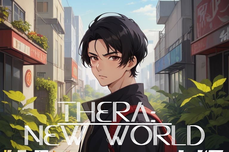 Cover art for THERA: NEW WORLD, a post apocalyptic scenario on AI Dungeon