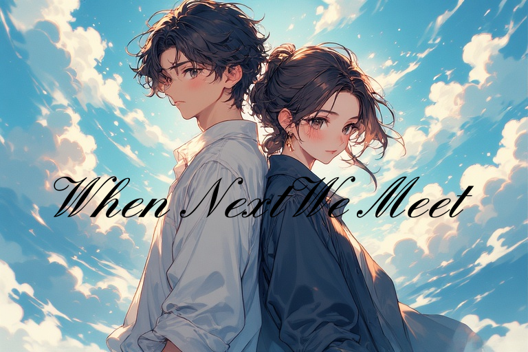 Cover art for When Next We Meet, a romance scenario on AI Dungeon