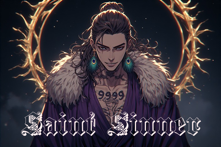 Cover art for Saint Sinner, a thriller scenario on AI Dungeon