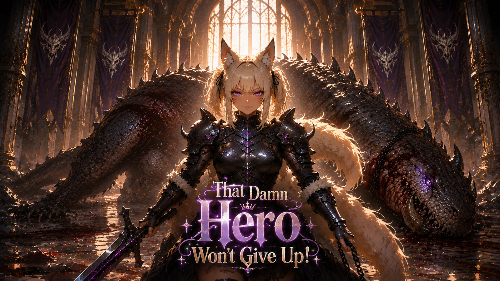 Cover art for That Damn Hero Won't Give Up!, a gothai scenario on AI Dungeon