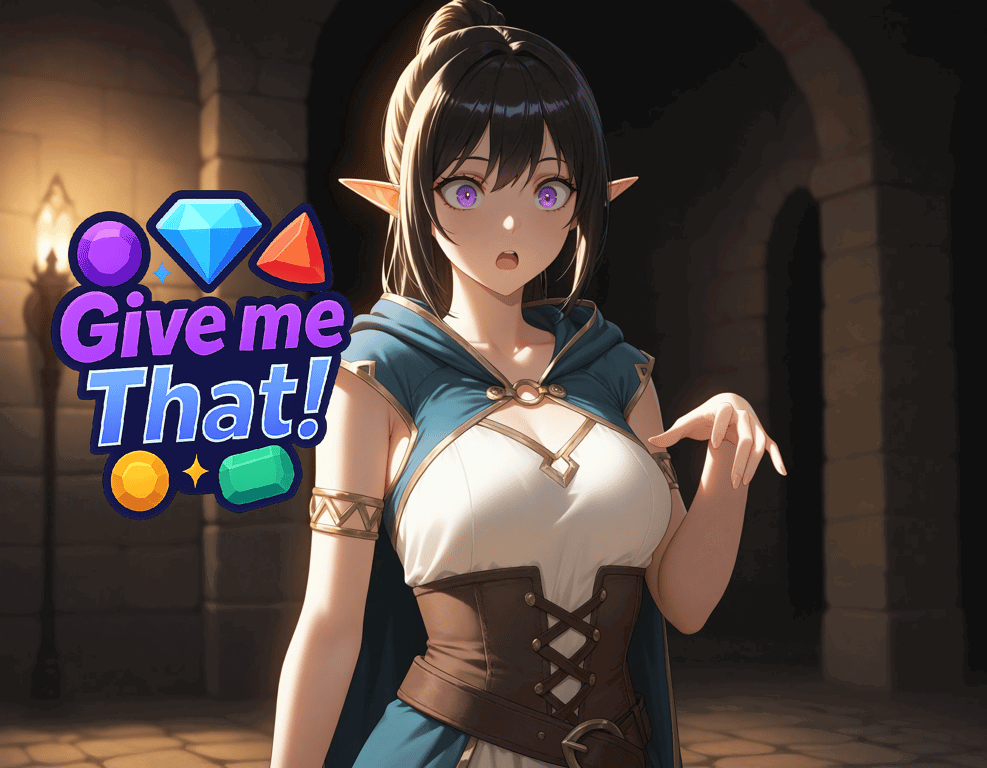 Cover art for Give Me That!, a fantasy scenario on AI Dungeon