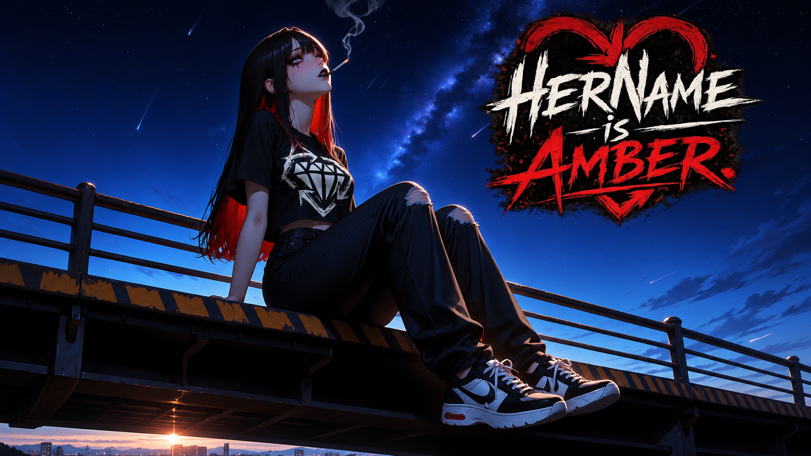 Cover art for Her Name is Amber β€οΈβπ©Ή, a gothai scenario on AI Dungeon