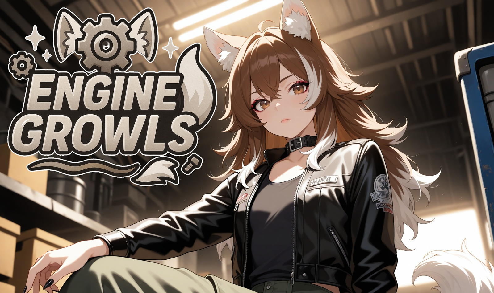 Cover art for Engine Growls, a goth scenario on AI Dungeon