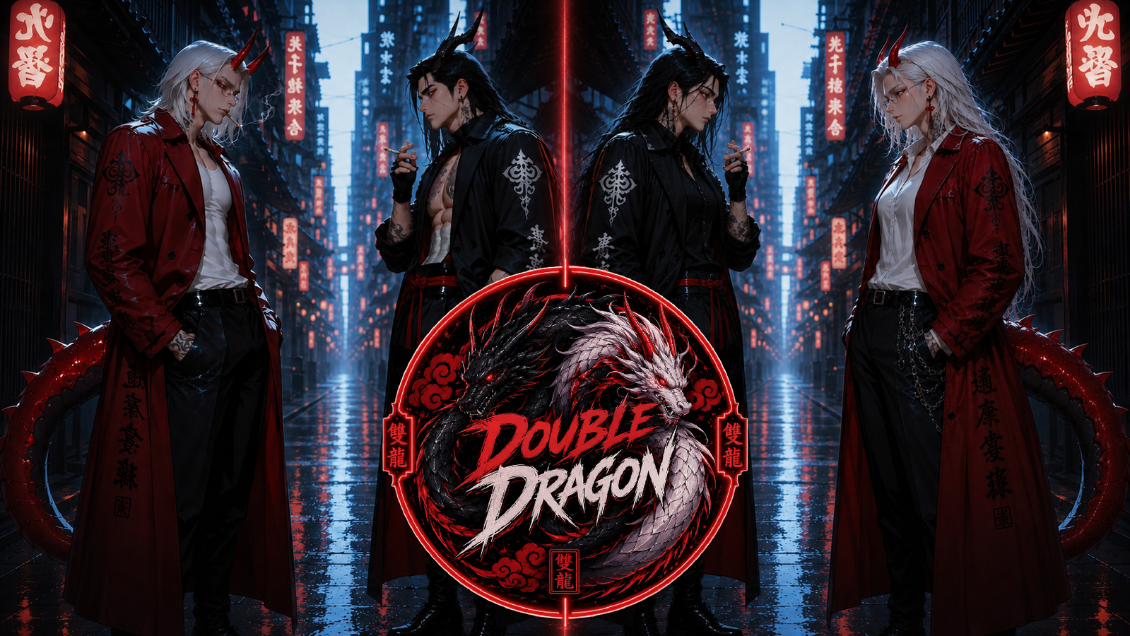 Cover art for Double Dragon π, a gothai scenario on AI Dungeon