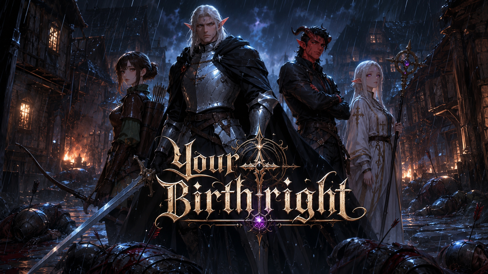 Cover art for Your Birth Right, a gothai scenario on AI Dungeon