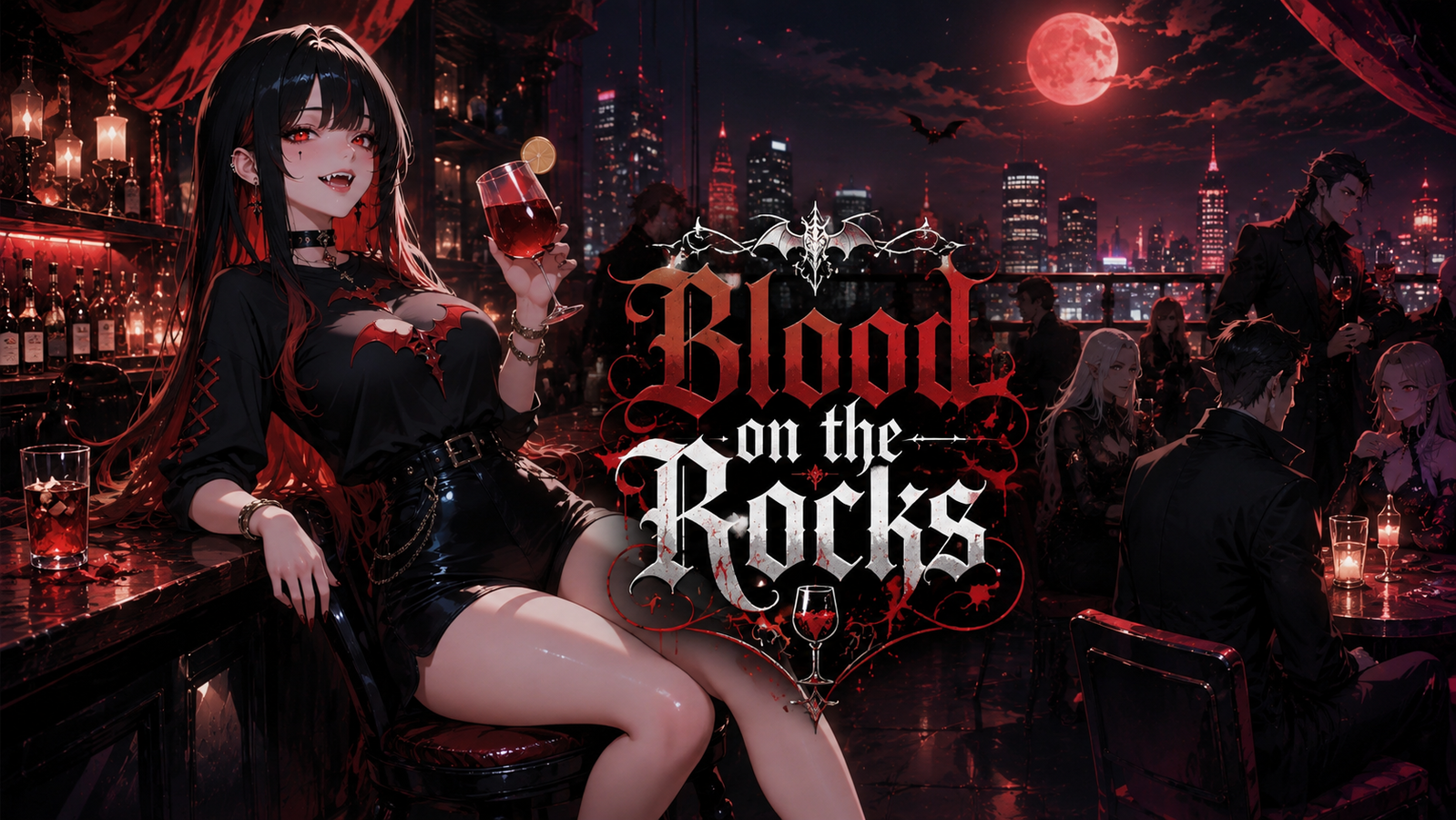 Cover art for Blood on the Rocks, a gothai scenario on AI Dungeon
