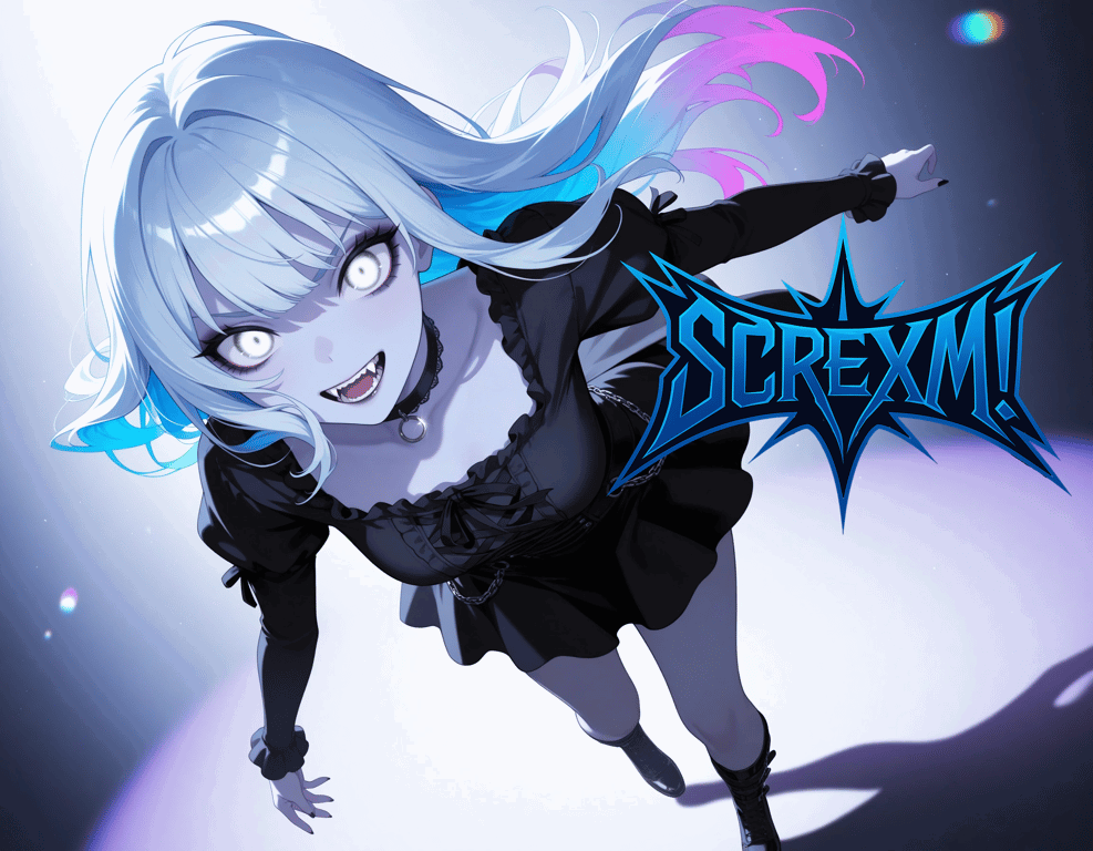 Cover art for SCREXM!, a monstergothgirl scenario on AI Dungeon