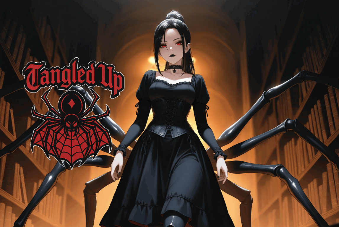 Cover art for Tangled Up, a goth scenario on AI Dungeon