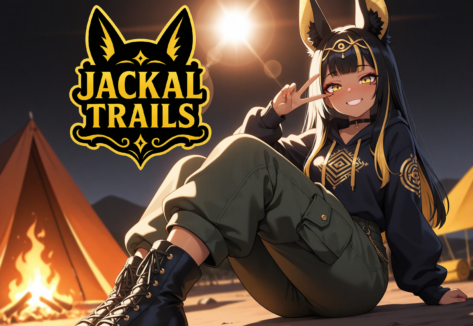 Cover art for Jackal Trails, a romance scenario on AI Dungeon