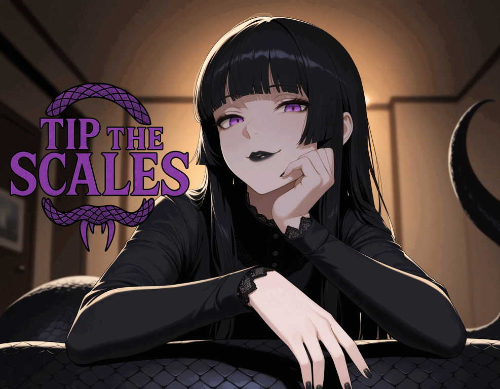 Cover art for Tip the Scales, a romance scenario on AI Dungeon