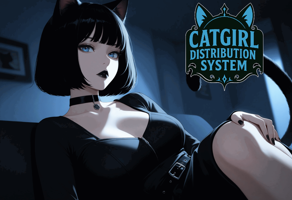 Cover art for Catgirl Distribution System, a romance scenario on AI Dungeon