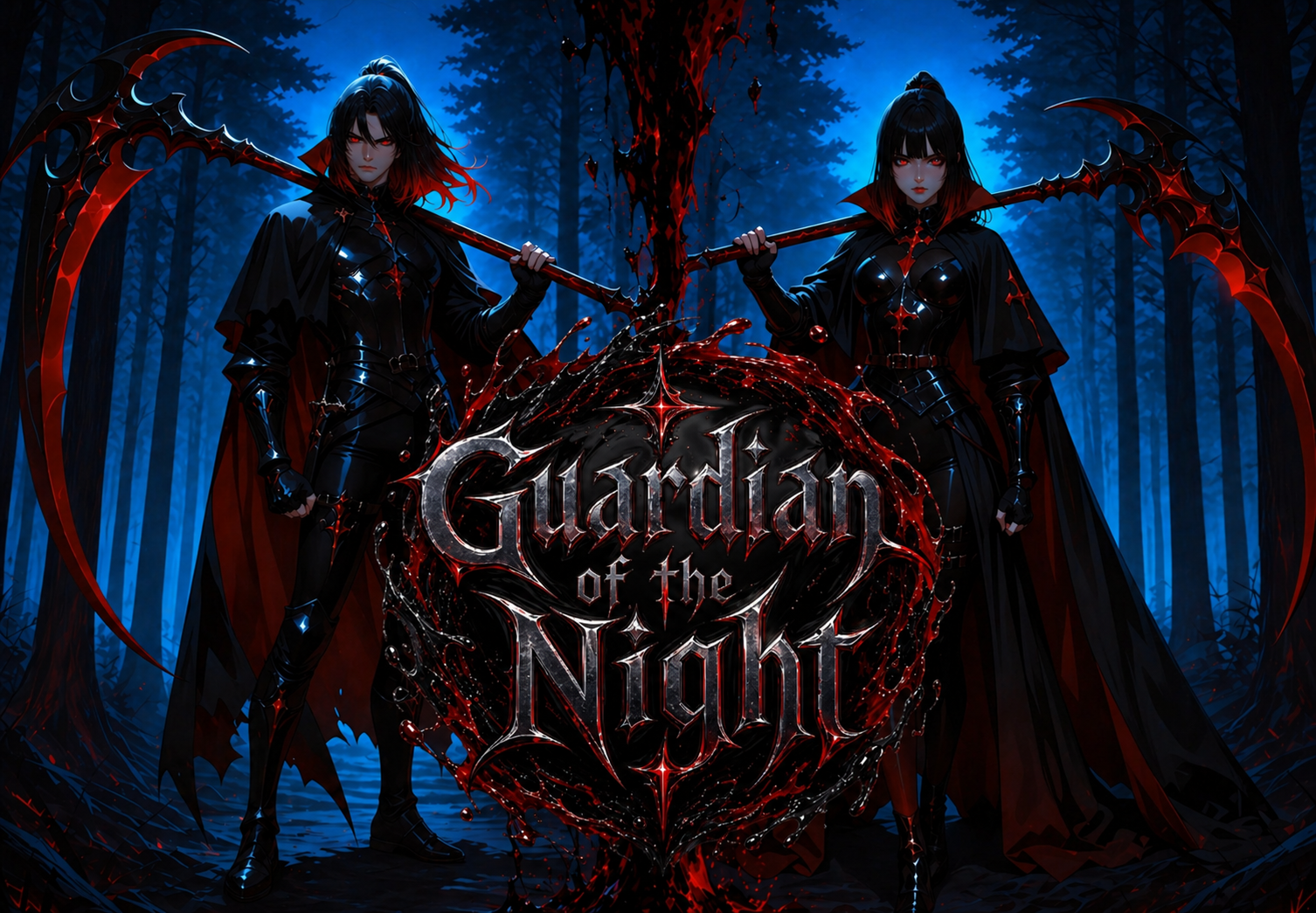 Cover art for Guardian of the Night, a gothai scenario on AI Dungeon