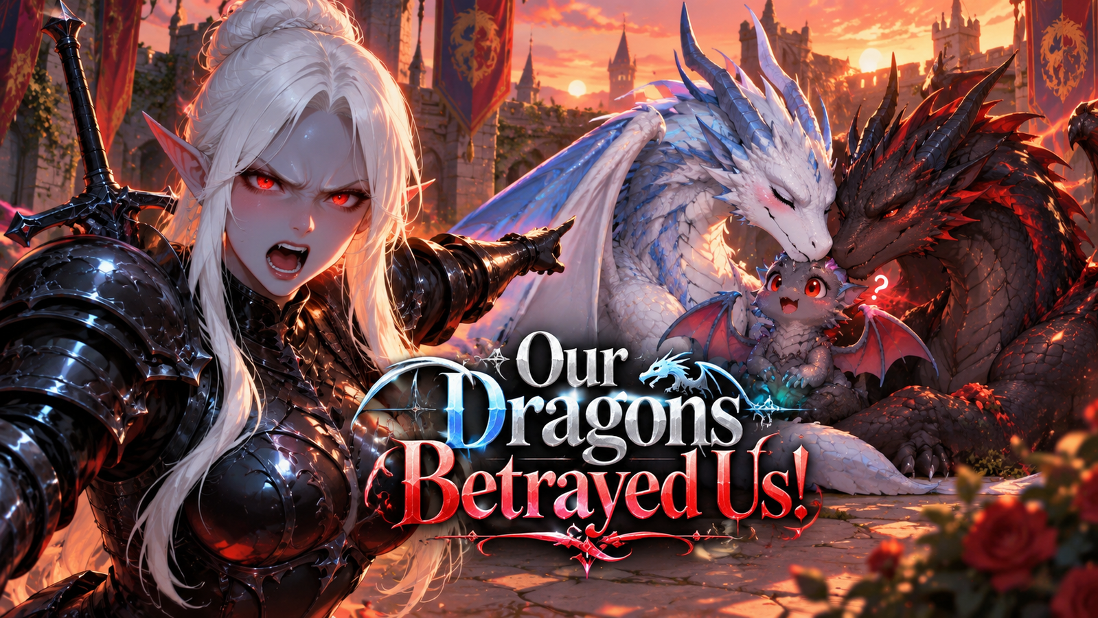 Cover art for Our Dragons Betrayed Us!, a betrayalfree scenario on AI Dungeon