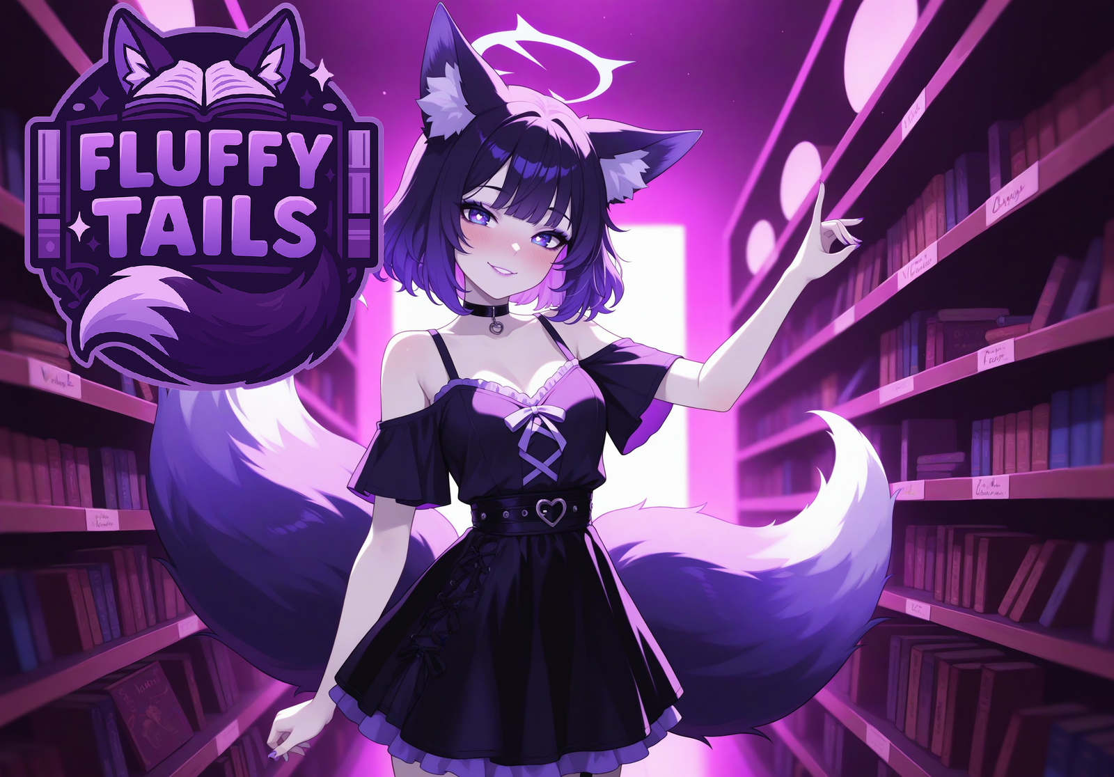Cover art for Fluffy Tails, a kitsune scenario on AI Dungeon