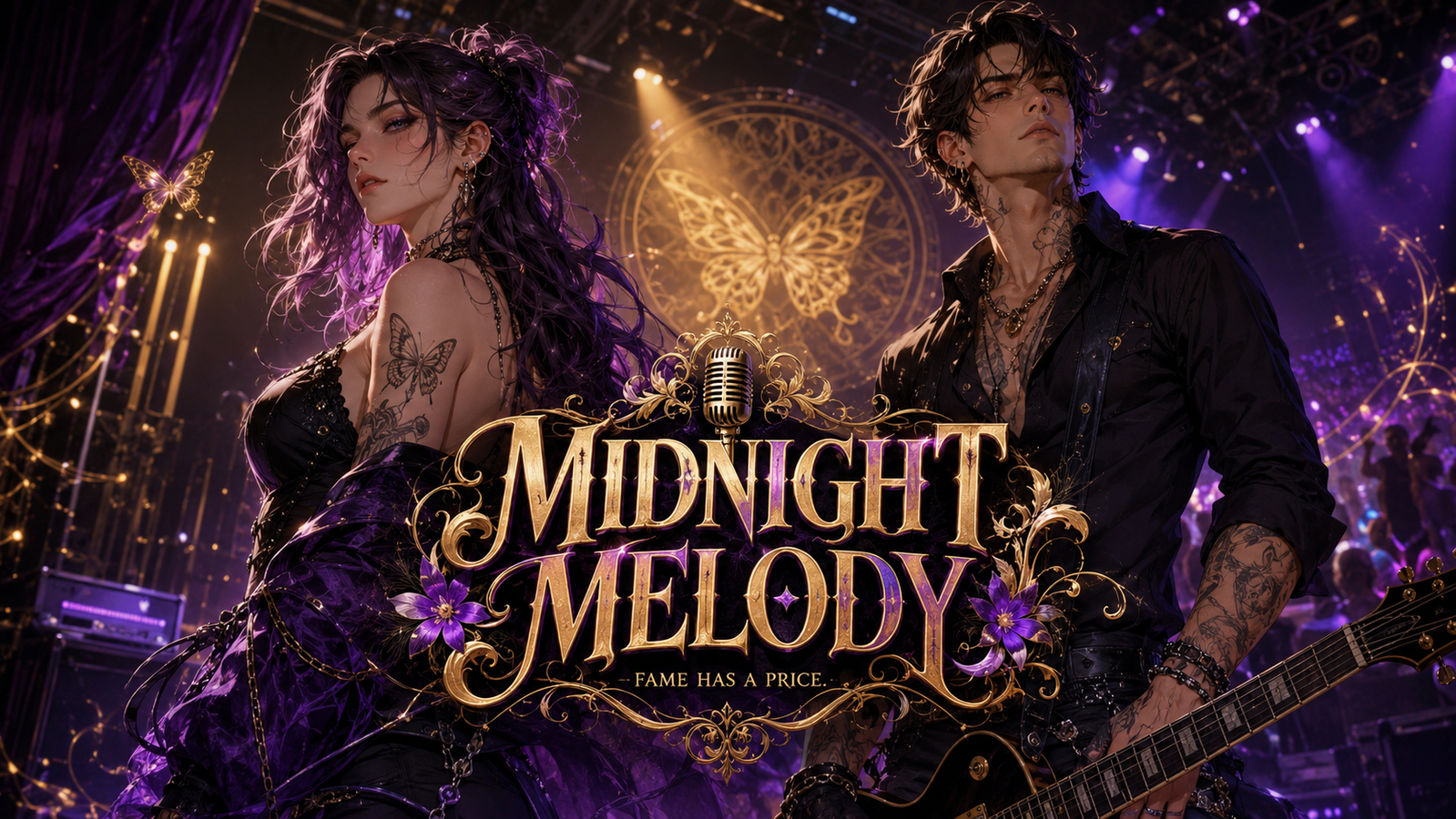 Cover art for Midnight Melody, a gothai scenario on AI Dungeon