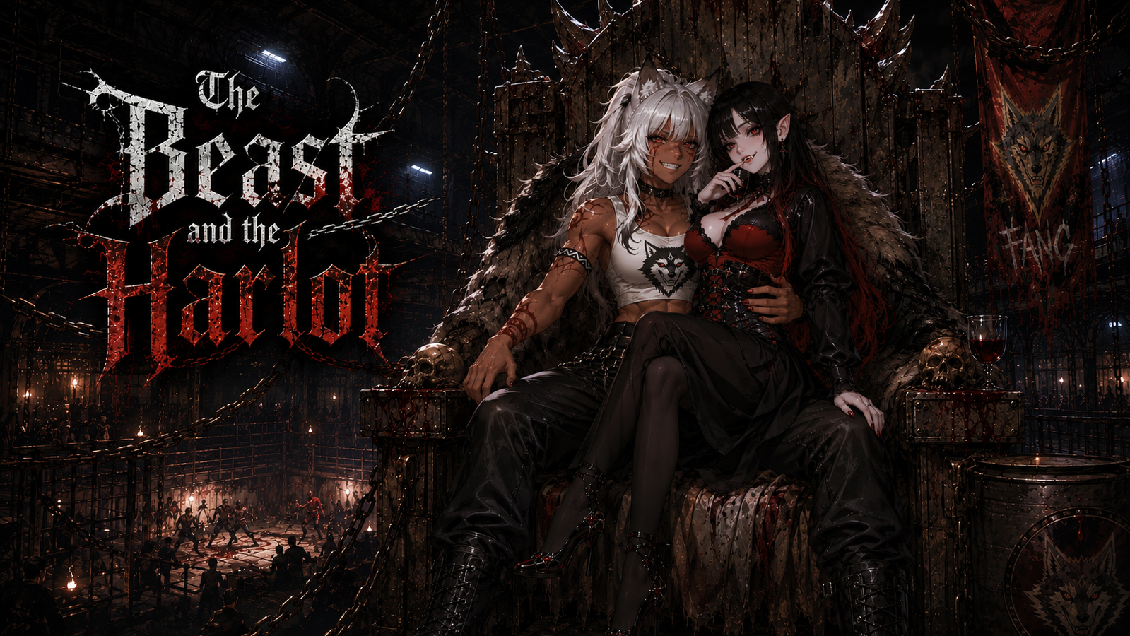 Cover art for The Beast and the Harlot, a notr scenario on AI Dungeon