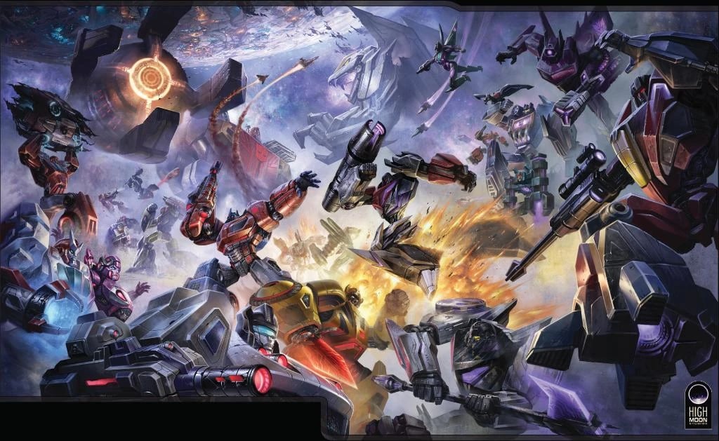 Cover art for Transformers: War for Cybertron Extended Edition, a transformers scenario on AI Dungeon