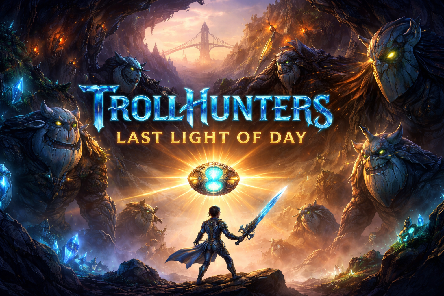 Cover art for Trollhunters: The Last Light of Day, an adventure scenario on AI Dungeon