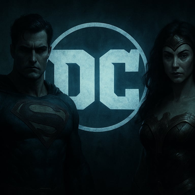 Cover art for DC Universe, a superhero scenario on AI Dungeon