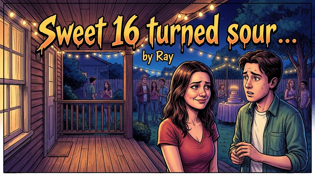 Cover art for Sweet 16 turned sour ... by Ray, an inner self scenario on AI Dungeon