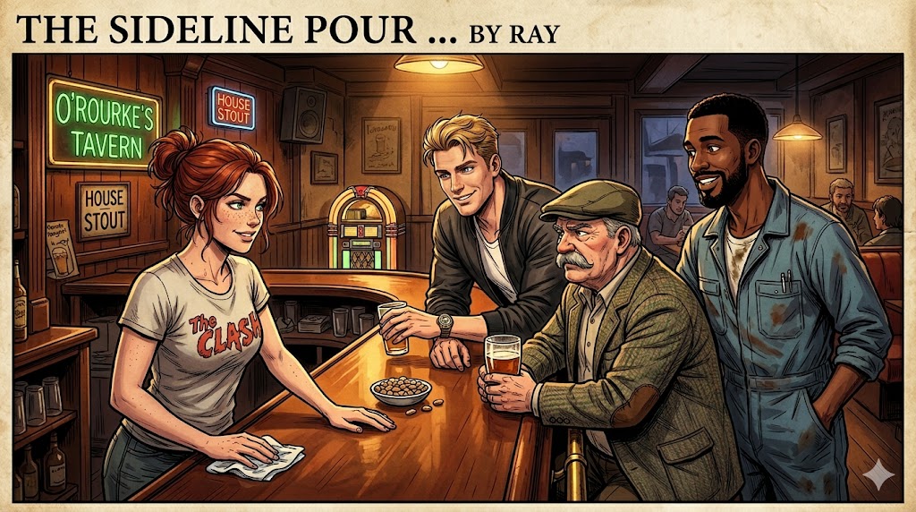 Cover art for The Sideline Pour ... by Ray, an inner self scenario on AI Dungeon