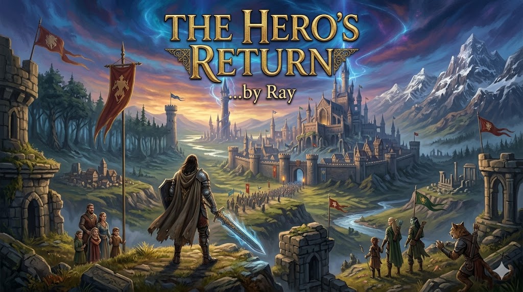 Cover art for 🏰The Hero's Return ... by Ray, an inner self scenario on AI Dungeon