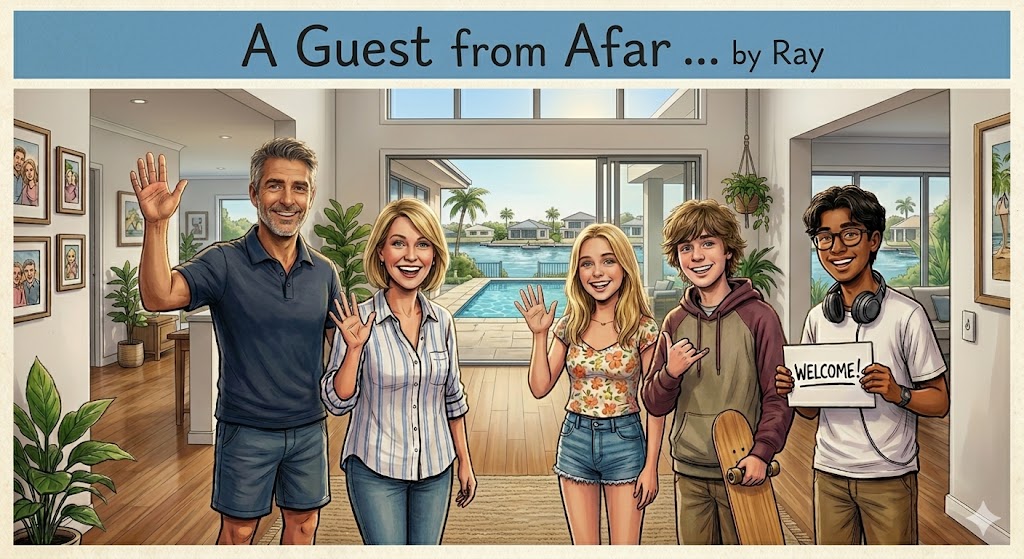 Cover art for 🦘Guest from Afar (Australia) ... by Ray, an inner self scenario on AI Dungeon