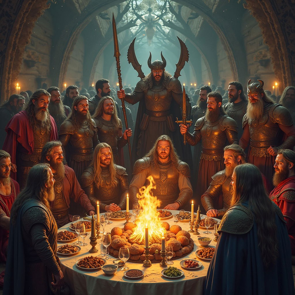 Cover art for Nordic fantasy life ... by Ray , a d 20 scenario on AI Dungeon