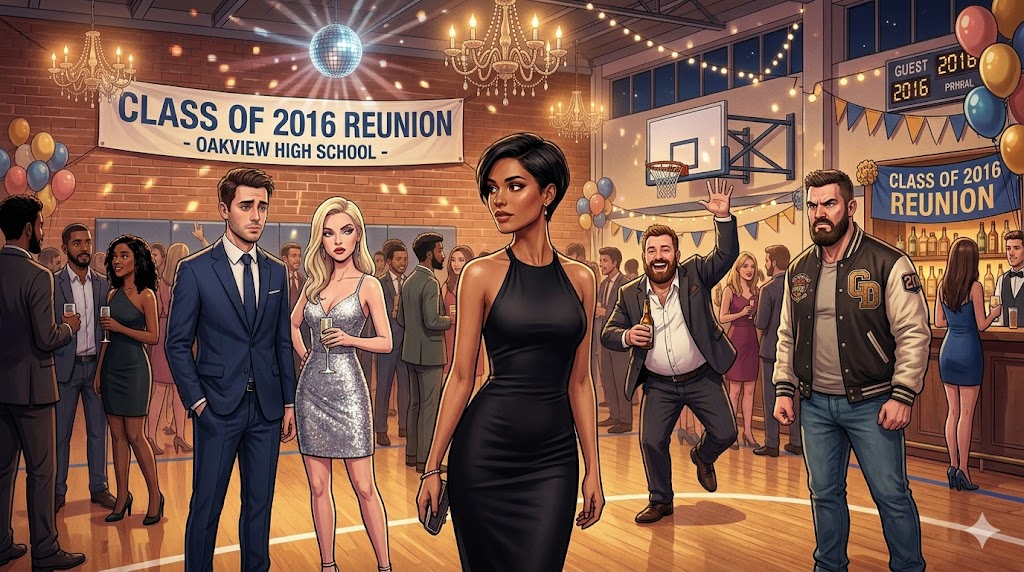 Cover art for 🎓📔YOUR 10 year reunion ... by Ray (FPOV) , an inner self scenario on AI Dungeon