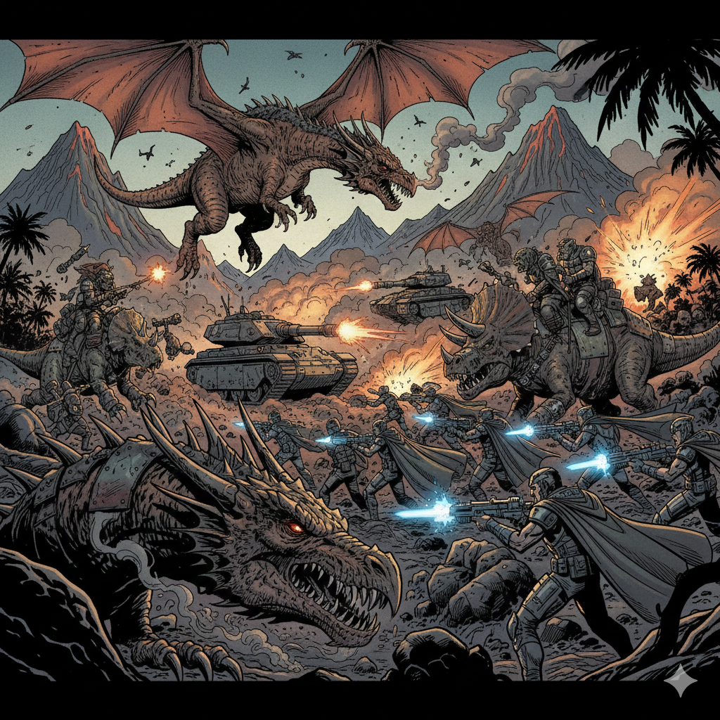 Cover art for 🦖 universe 510103 ... by Ray, an inner self scenario on AI Dungeon