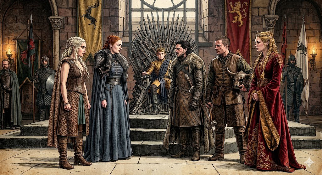 Cover art for ⛓️💥Game of Thrones world ... by Ray (open start) *complete overhaul*, a game of thrones scenario on AI Dungeon