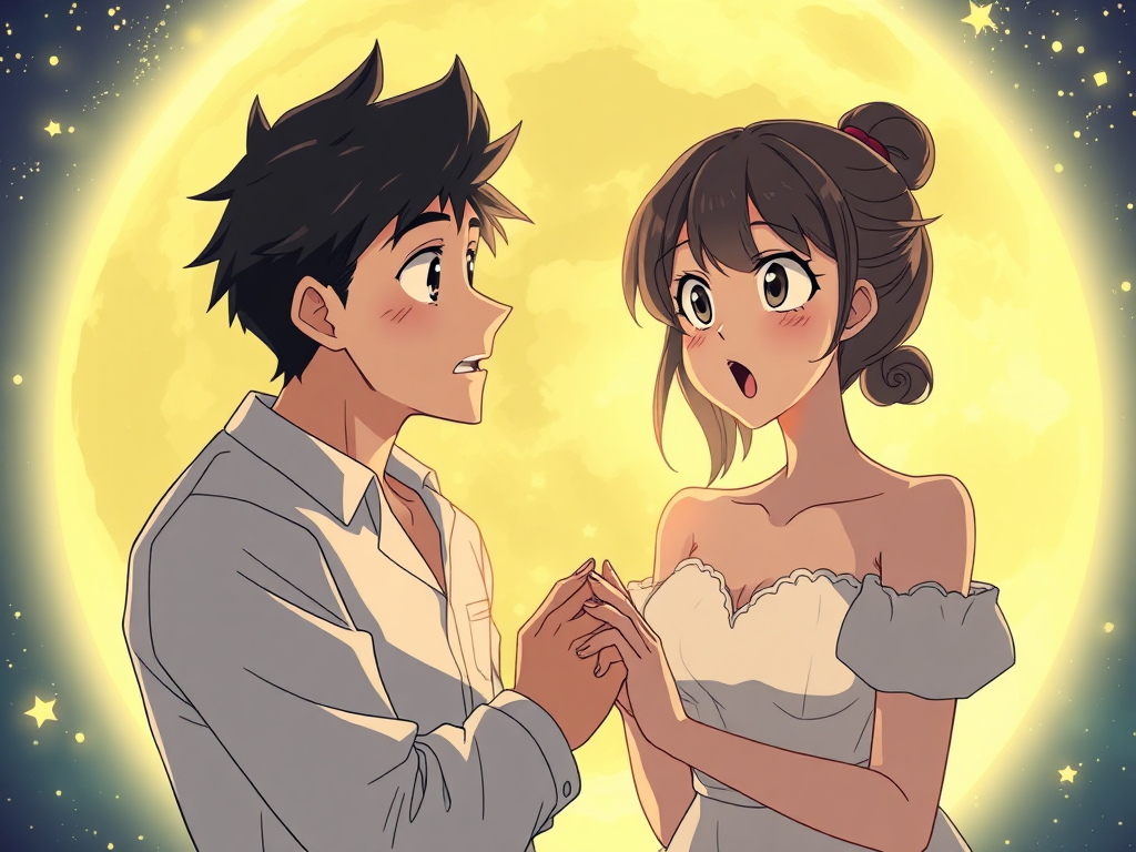 Cover art for 👰🏻♀️you are a what? (wedding night) ... by Ray *repaired and update, a romance scenario on AI Dungeon