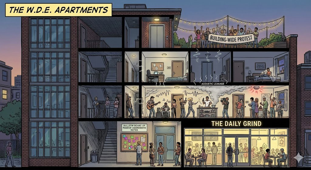 Cover art for 🏨Manic apartment life ... by Ray, an inner self scenario on AI Dungeon