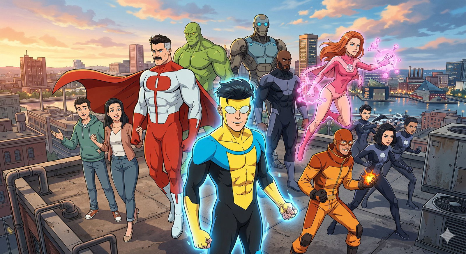 Cover art for Invincible Universe ... by Ray (open start), an invincible scenario on AI Dungeon