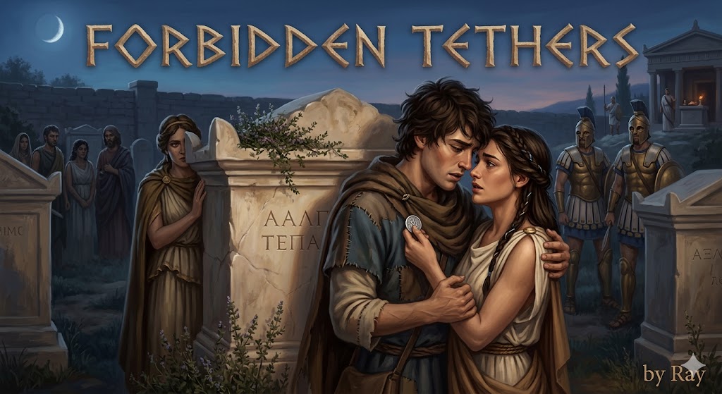 Cover art for Forbidden Tethers ... by Ray, an inner self scenario on AI Dungeon