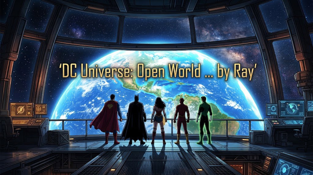 Cover art for ⭐ DC Universe ... by Ray , a superhero scenario on AI Dungeon